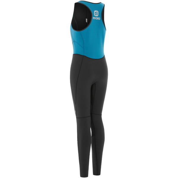 2026 Nyord Mujer Solu Yulex 2/2mm Front Zip Long Jane Neopreno SOLWLJ22001-BLKCBL - Black / Celestial Blue